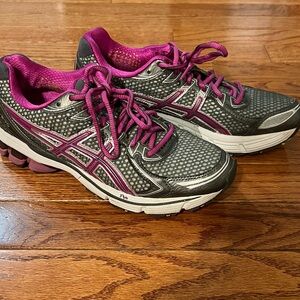 Asics GT-2170 Women's Gray and Pink Running Shoes - 8.5